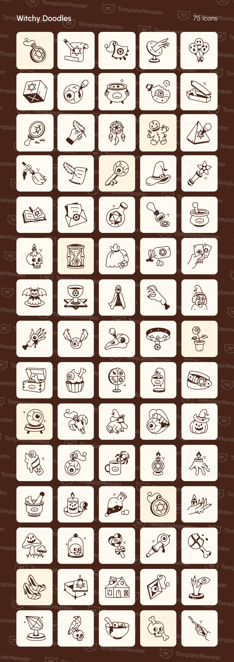 Сучасні універсальні іконки Doodle - Features Image 11