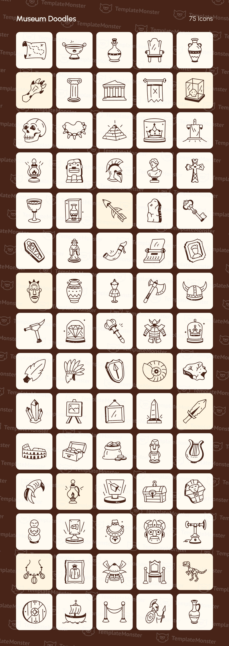 Сучасні універсальні іконки Doodle - Features Image 13
