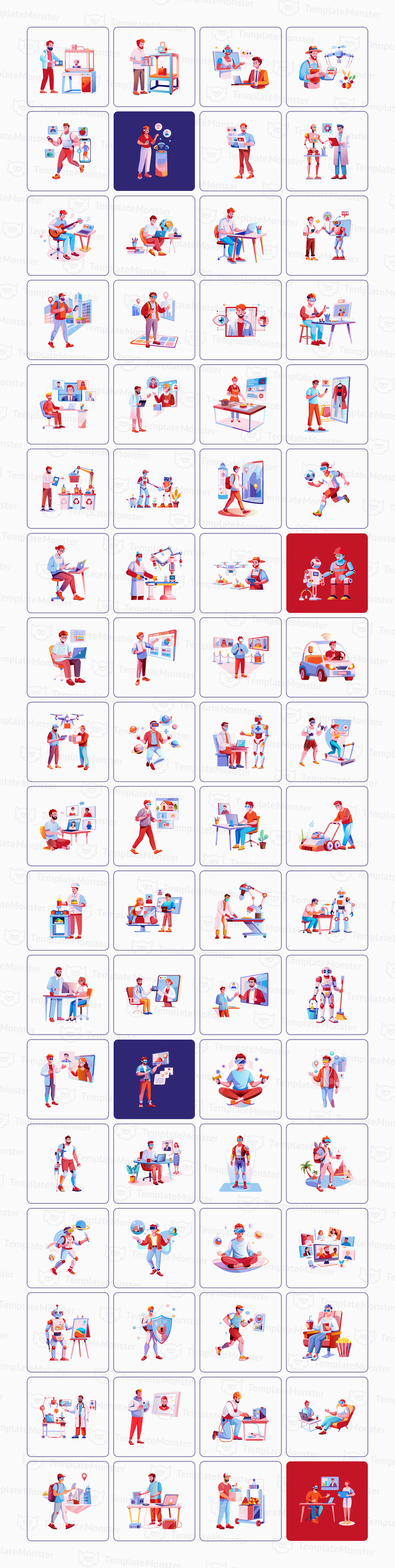 Technology Illustration Set - Features Image 1