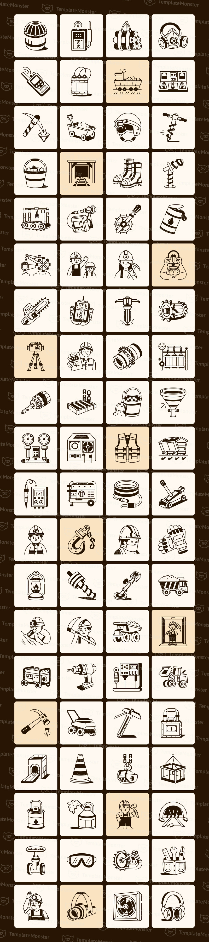 Coal Mine Industry Drawing Set - Features Image 1