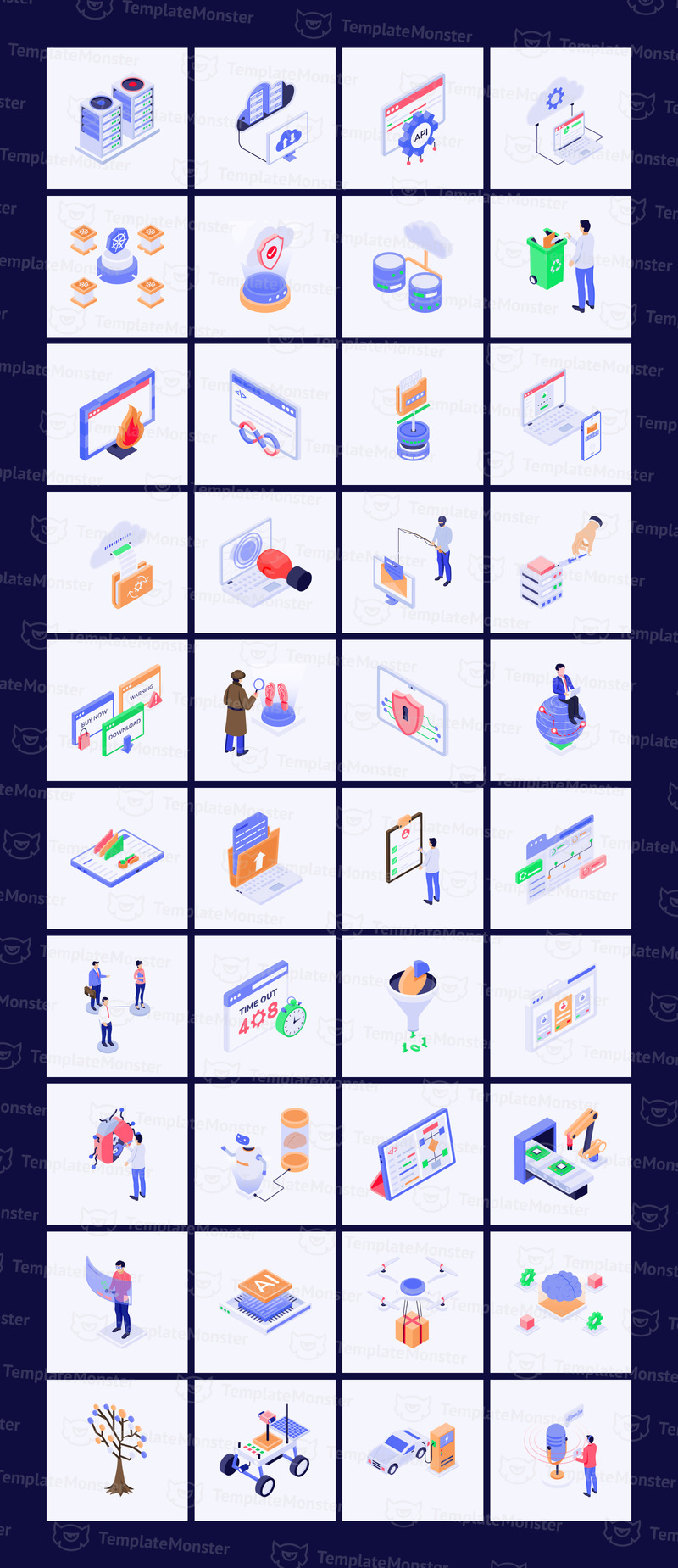 Набор изометрических иконок на каждый день - Features Image 10