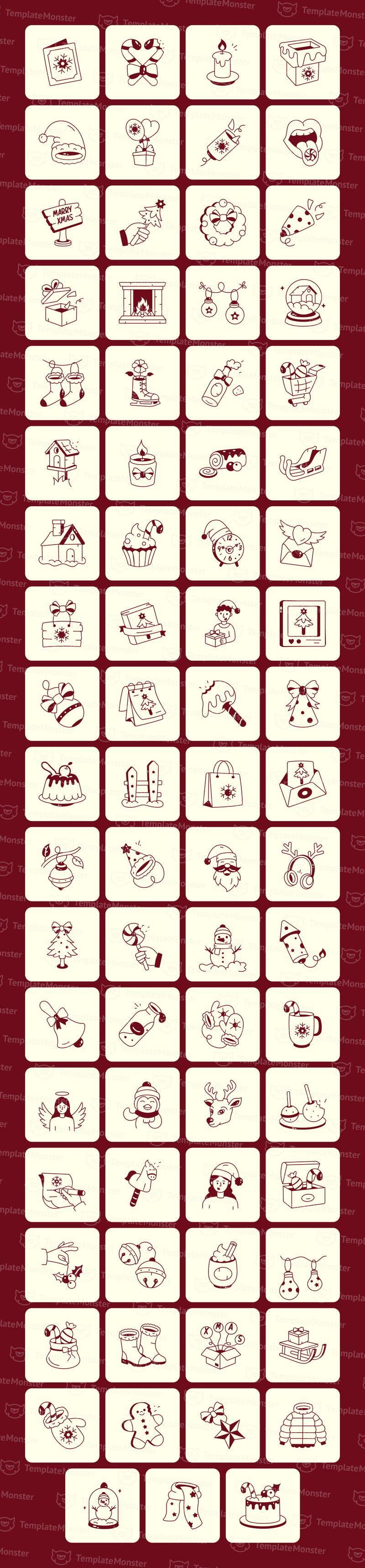 Christmas Drawing Illustration Set - Features Image 1