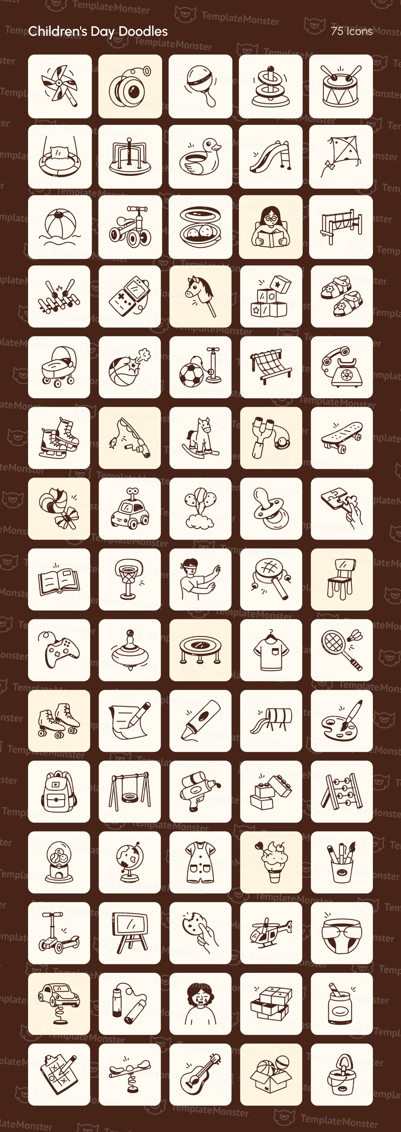 Сучасні універсальні іконки Doodle - Features Image 7