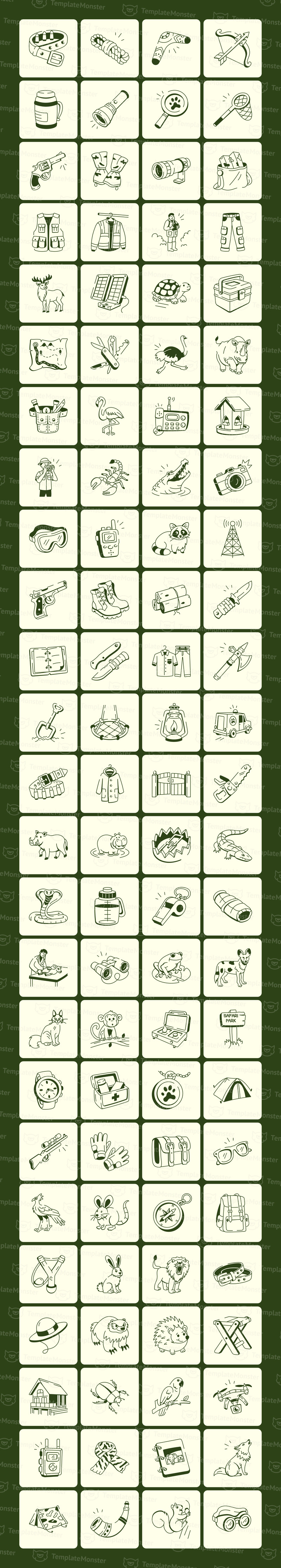 Biology Doodles Icon Pack - Features Image 1