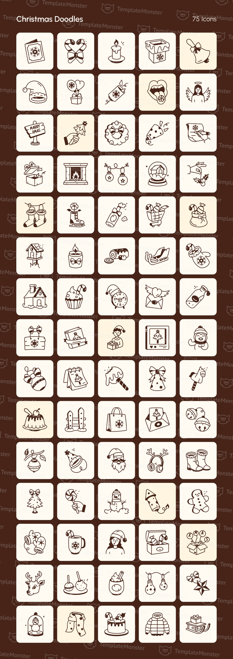 Сучасні універсальні іконки Doodle - Features Image 12