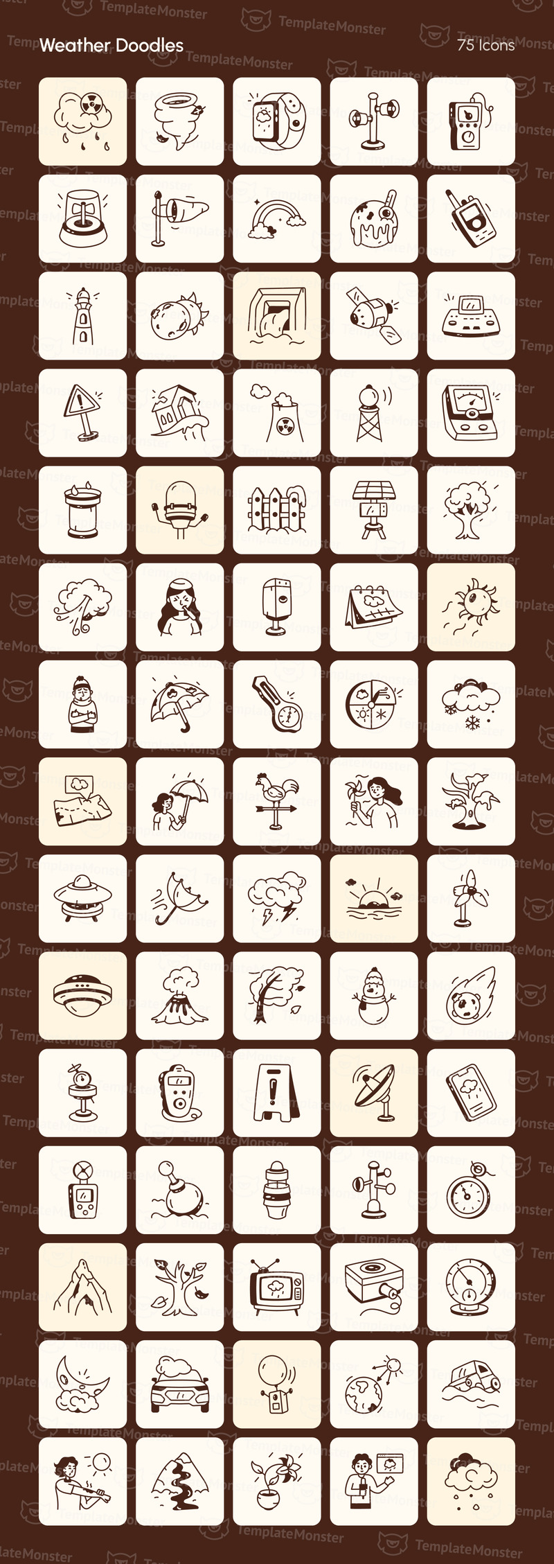 Сучасні універсальні іконки Doodle - Features Image 5