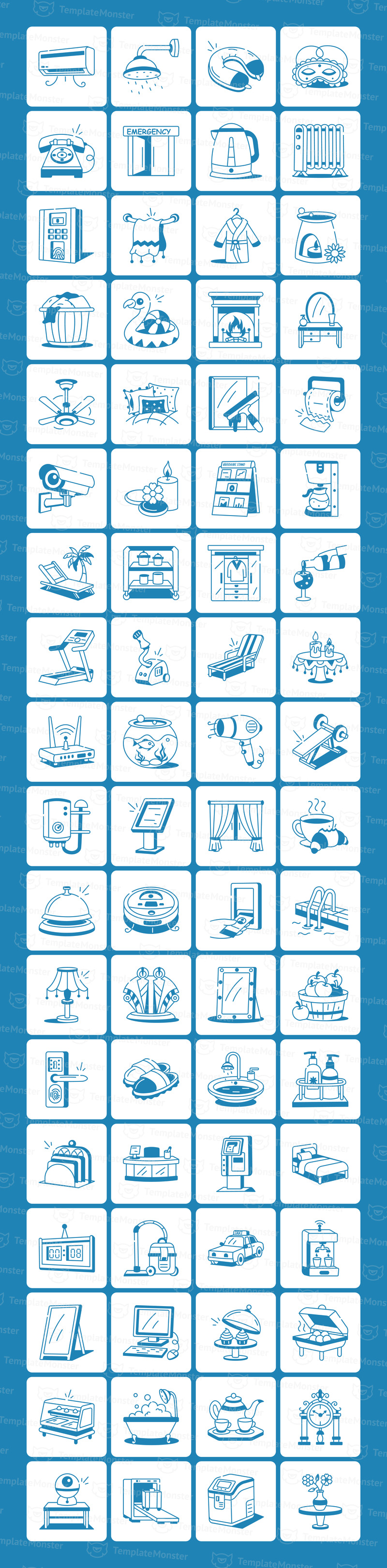 Hotell Doodle Icon Collection - Features Image 1