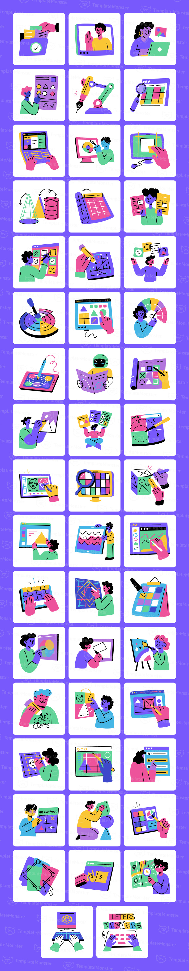 Creativity Illustrations Art Set - Features Image 1