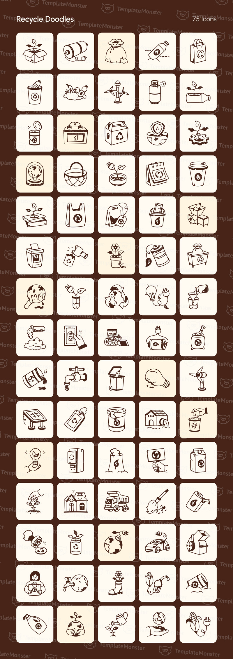 Сучасні універсальні іконки Doodle - Features Image 9
