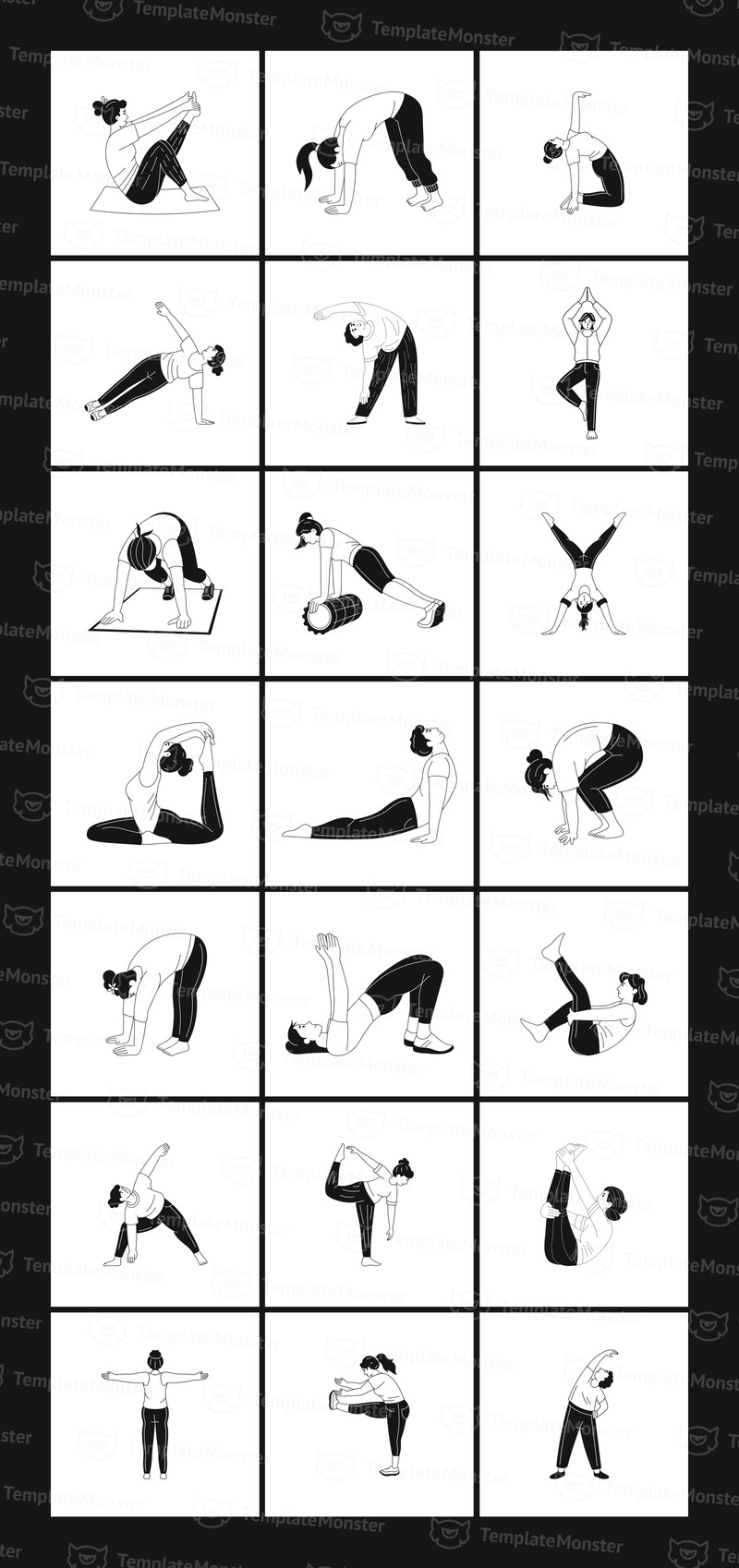 Paket med fitnessillustrationer - Features Image 1