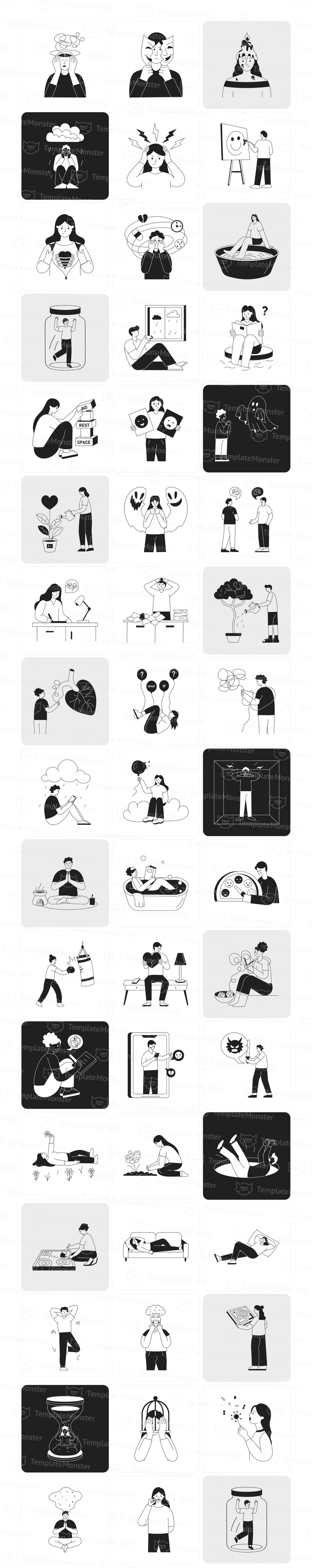 Stress Management Illustration - Features Image 1