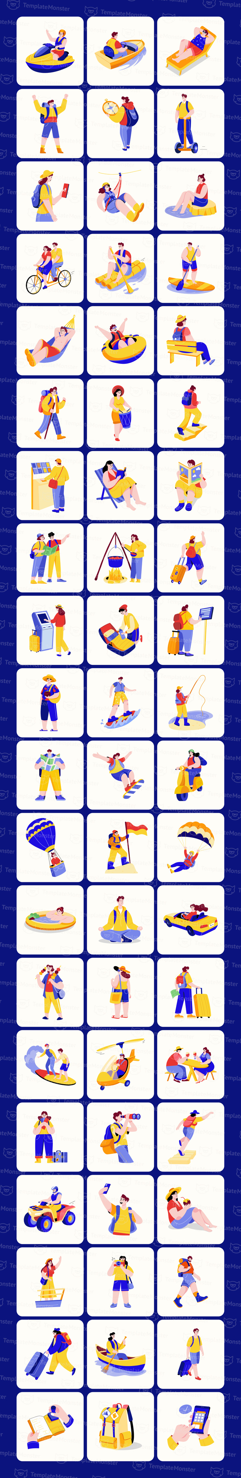 Travel illustration Art Set - Features Image 1