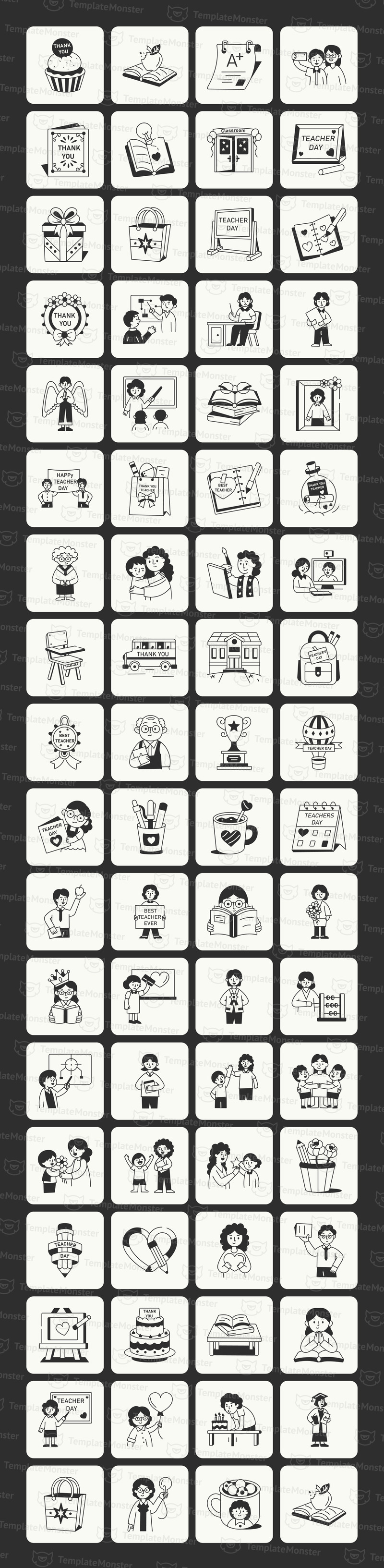 Happy Teachers Day Drawing Set - Features Image 1