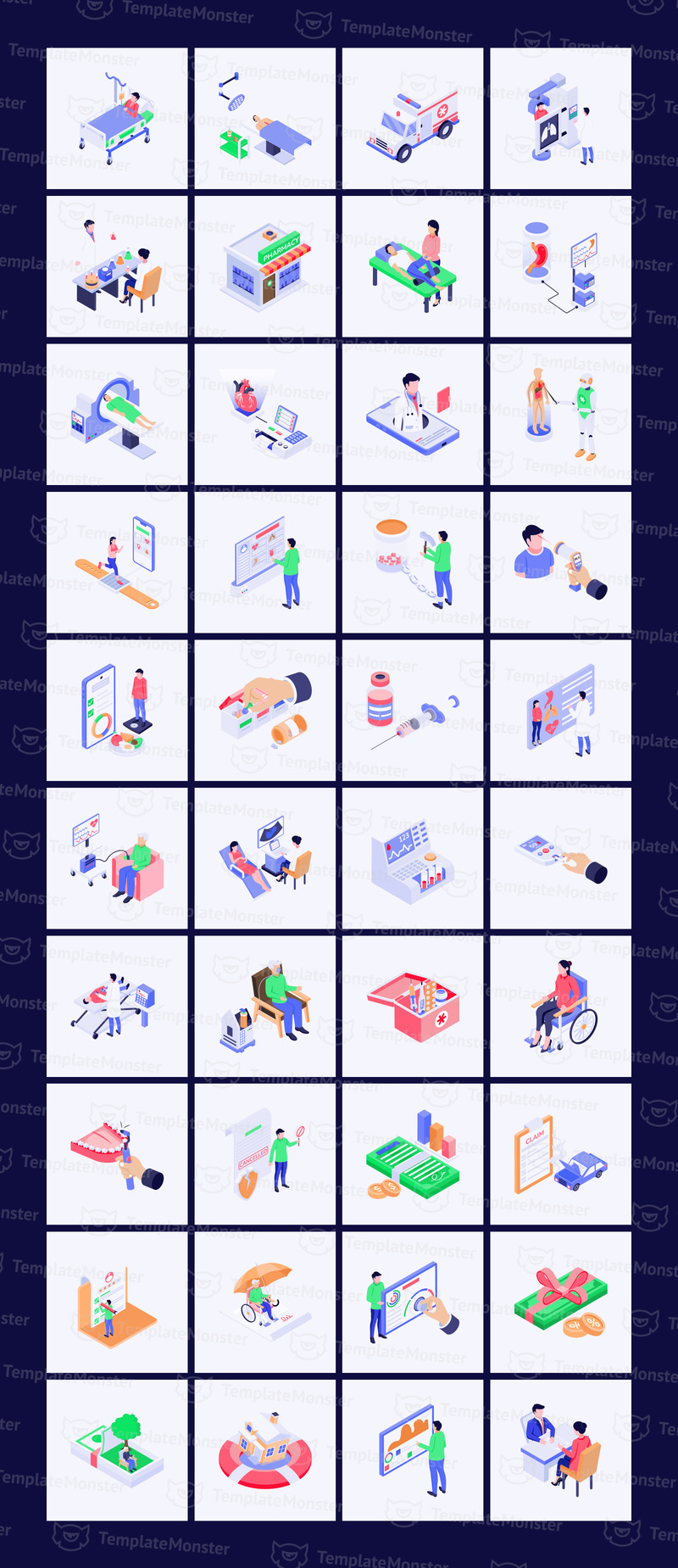 Набор изометрических иконок на каждый день - Features Image 5