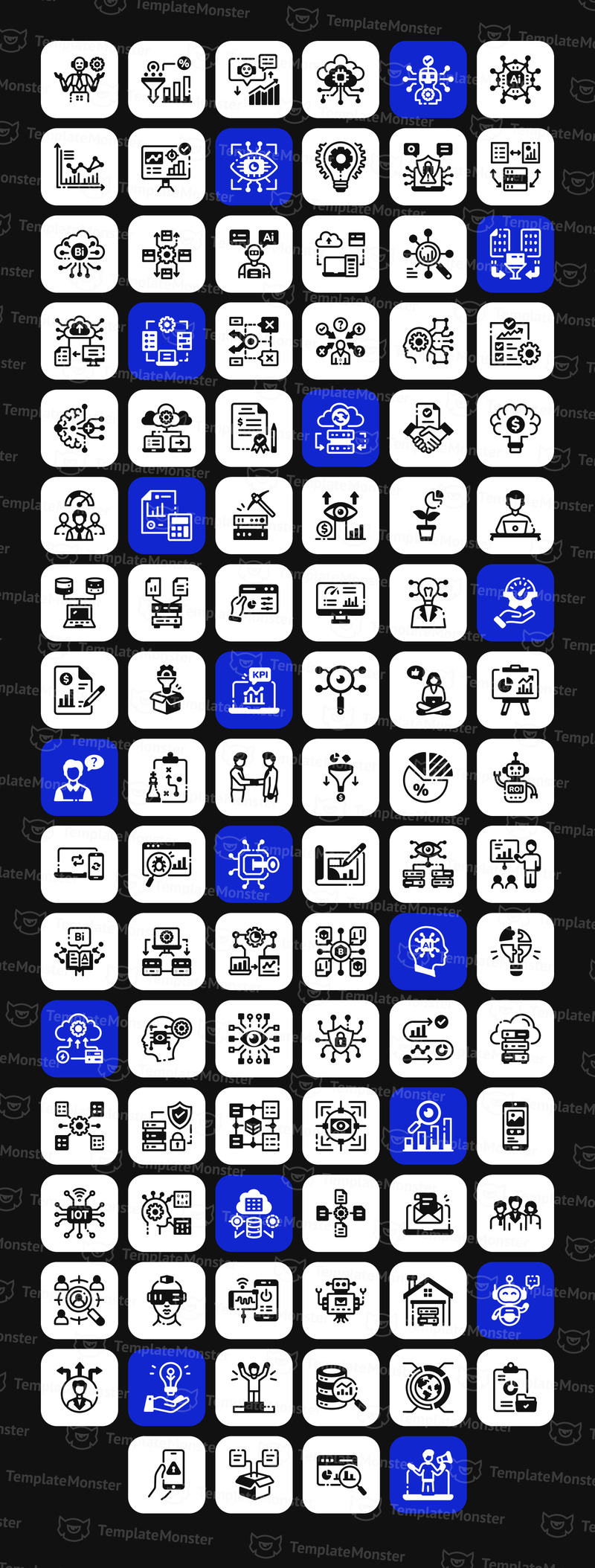 Набор иконок для бизнес-аналитики - Features Image 1