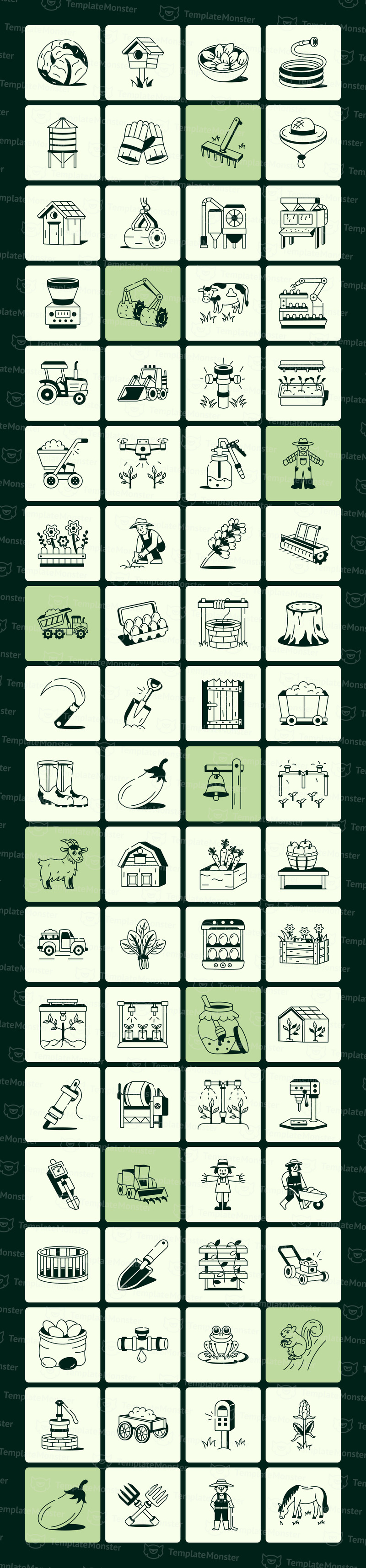 Farming Drawing Illustration Set - Features Image 1