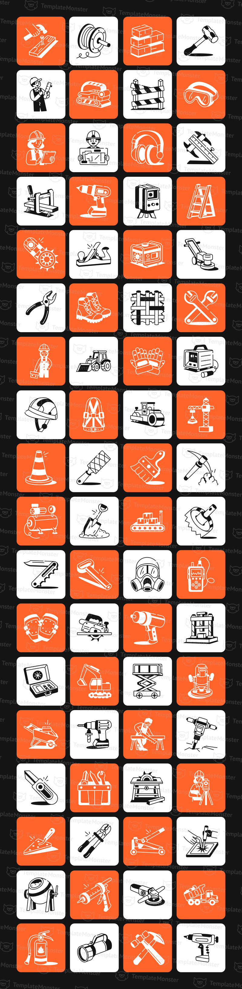 Construction Drawings Illustration Set - Features Image 1