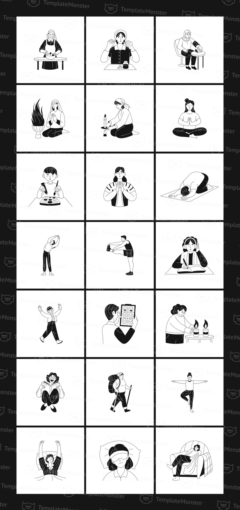 Paket med fitnessillustrationer - Features Image 6