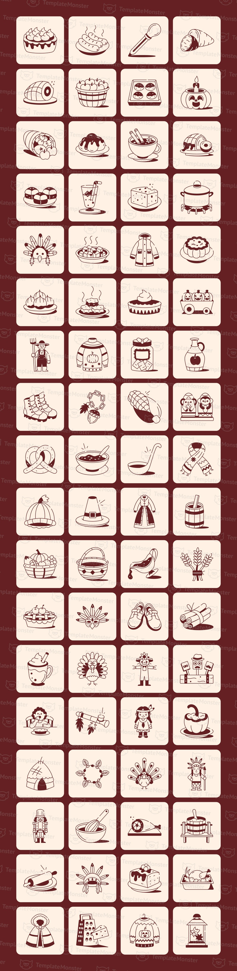 Thanksgiving Drawings Illustrations - Features Image 1