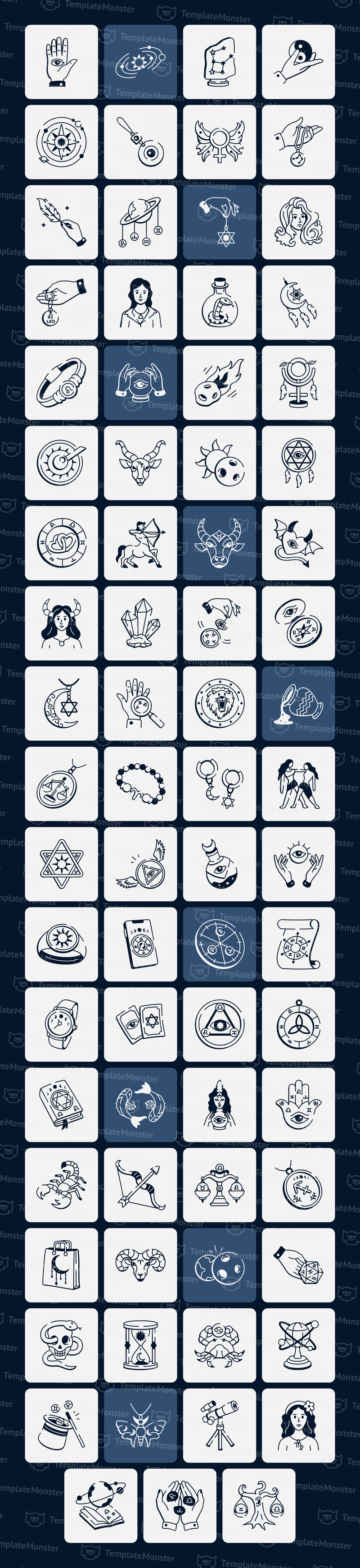 Modern Zodiac Drawing Art Set - Features Image 1