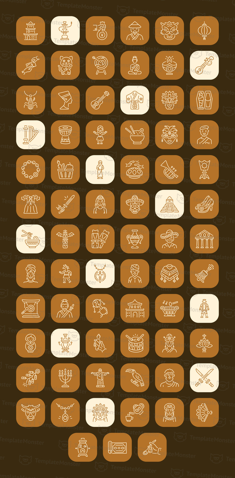 Modern Culture Icon Art Set - Features Image 1