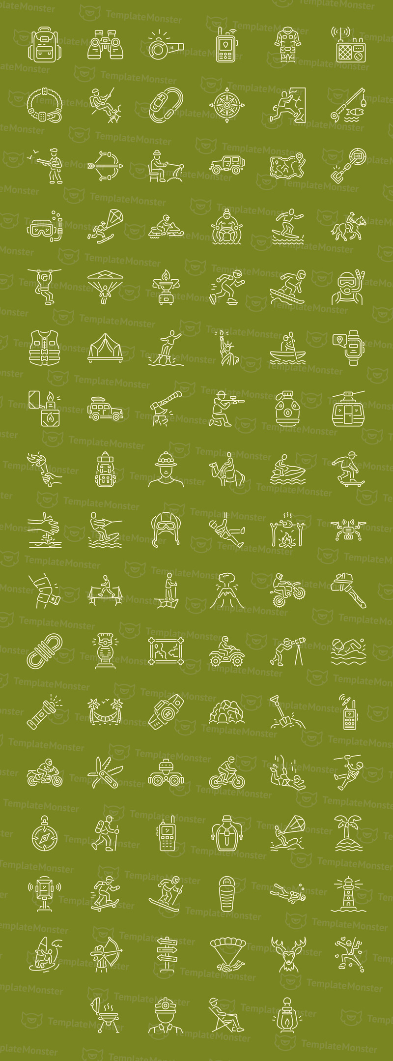 Adventure and Exploration Icon Set - Features Image 1
