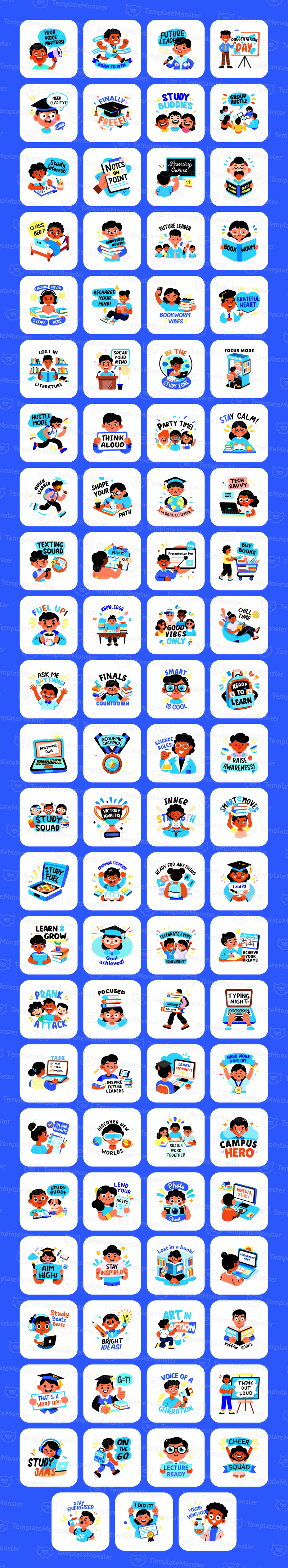 学院和大学贴纸 - Features Image 1