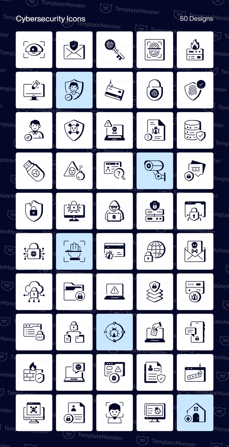 Сучасні технології лінія іконок - Features Image 5