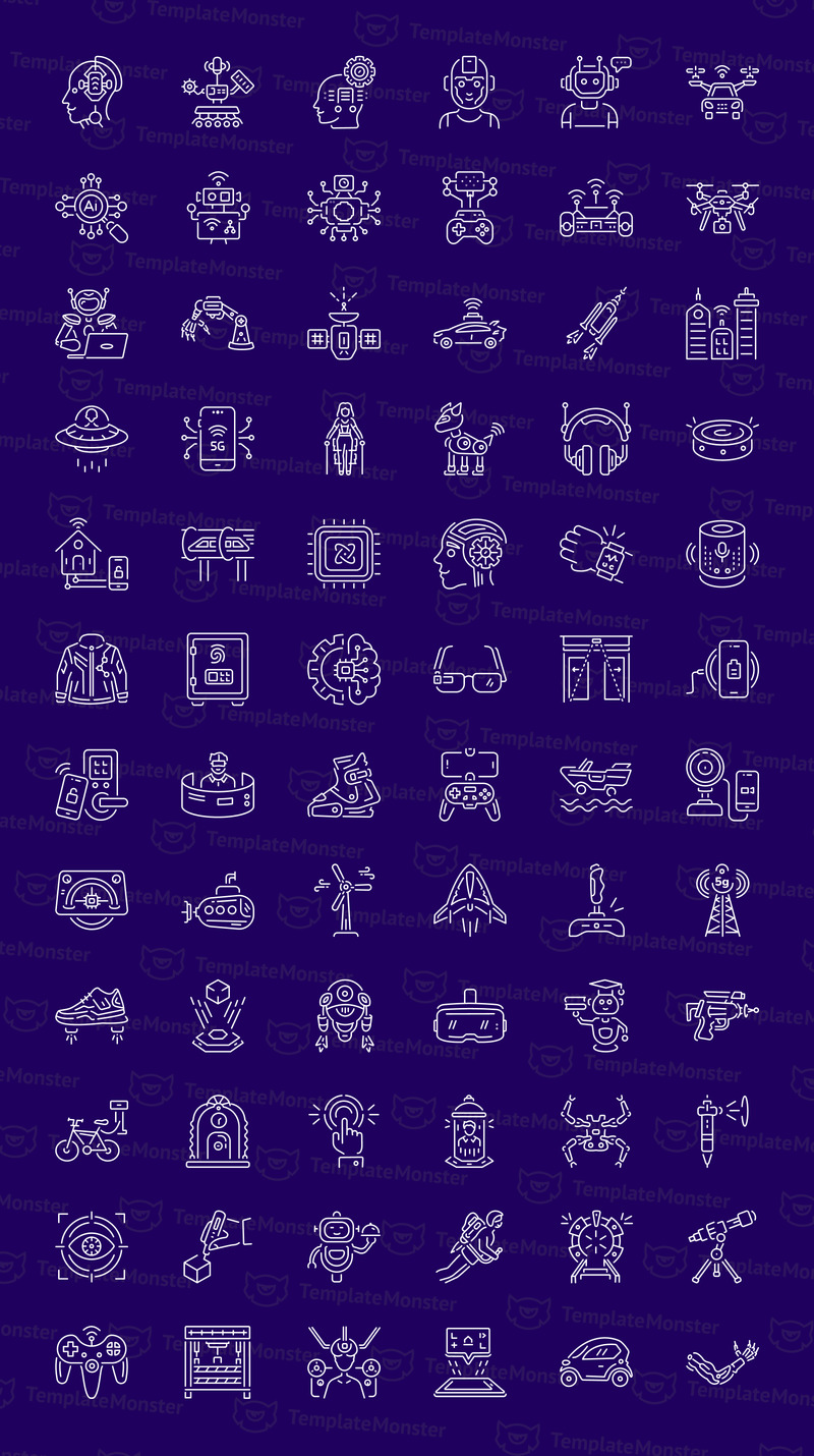 Tech and Innovation Icon Set - Features Image 1