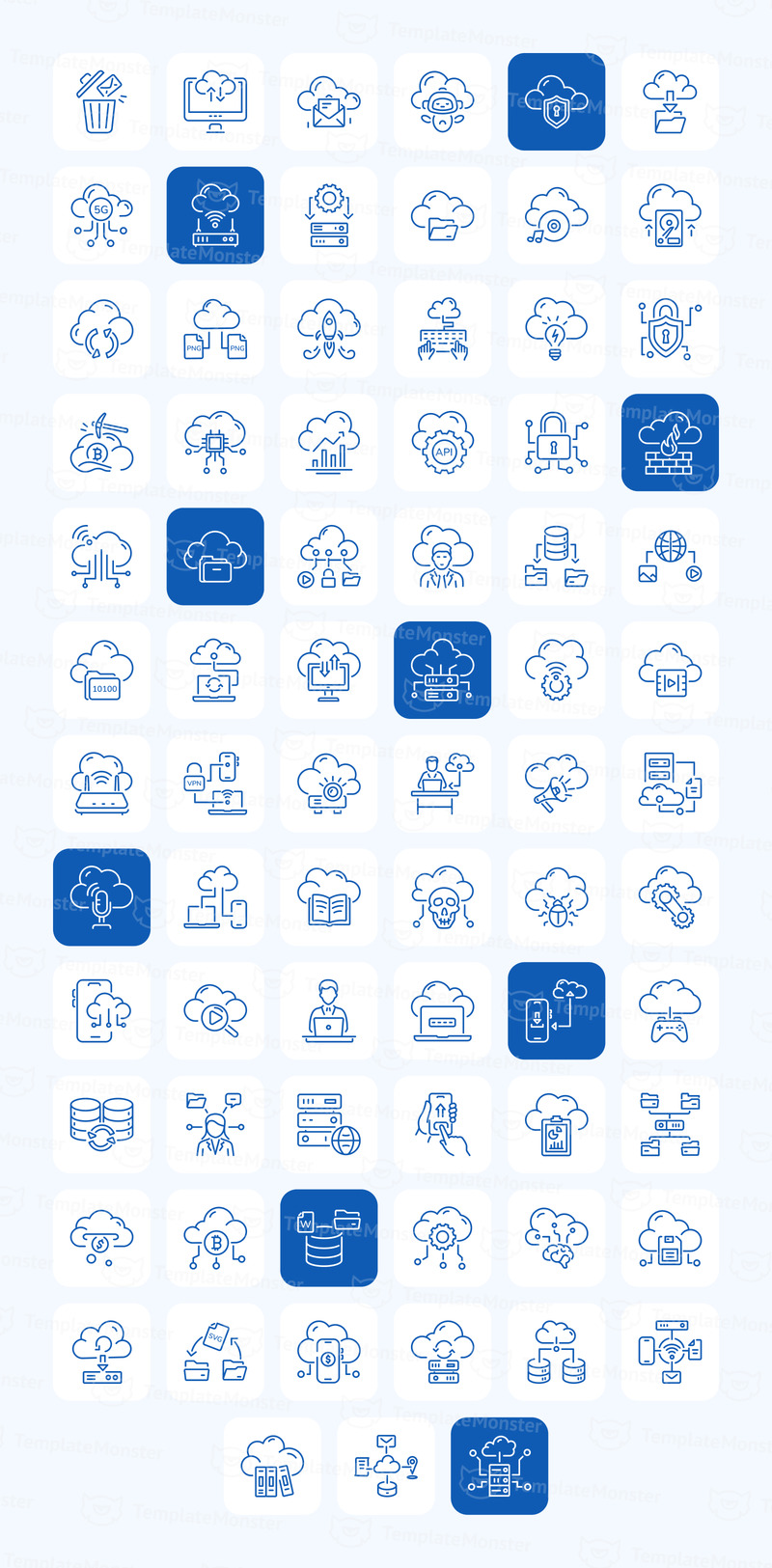 Modern Cloud Technology Icon - Features Image 1