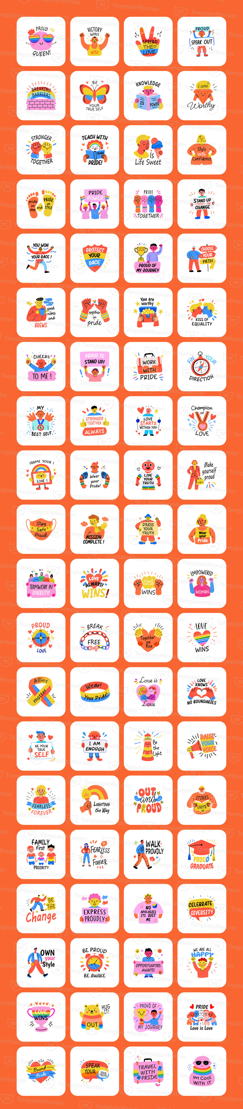 Pride Stickers Collection - Features Image 1