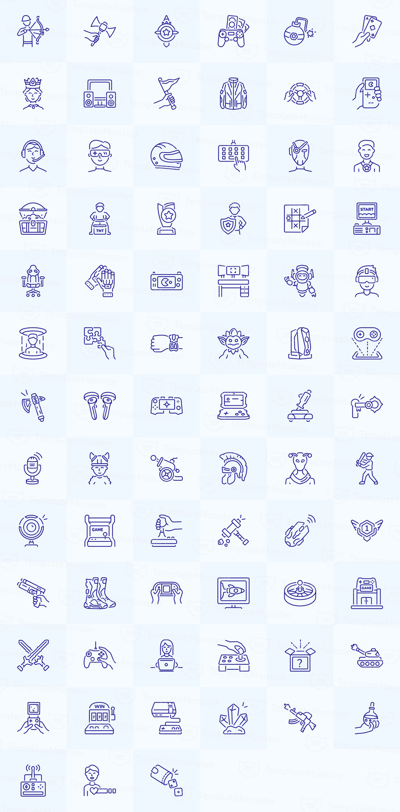 Modern Gaming Icons Collection - Features Image 1