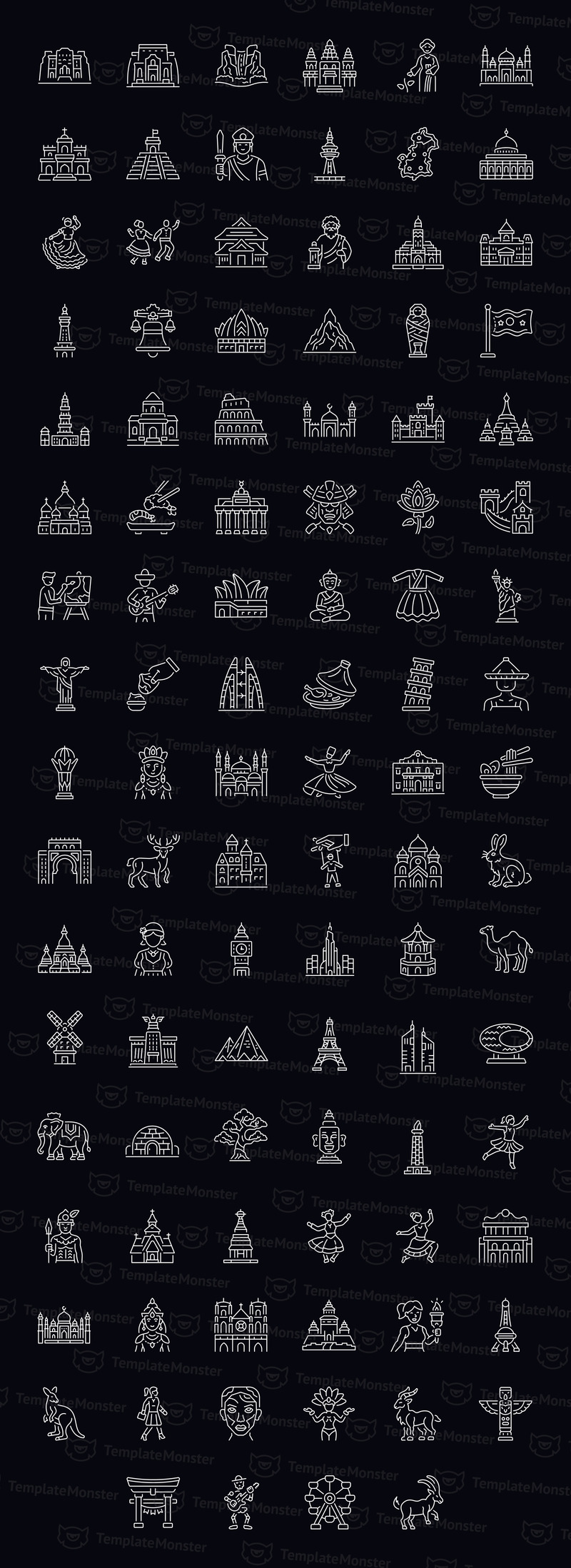 Modern Country Icon Art Set - Features Image 1