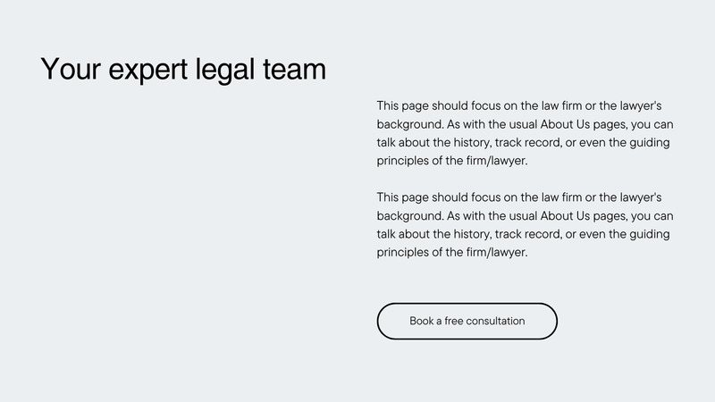 Advokatbyrå och juridisk support Webbplats UI-mallpaket – 15 premiumdesigner - Features Image 2
