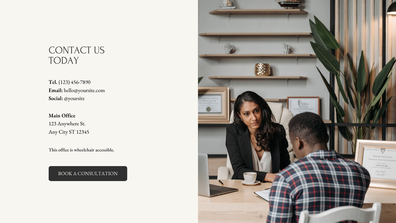 Advokatbyrå och juridisk support Webbplats UI-mallpaket – 15 premiumdesigner - Features Image 16