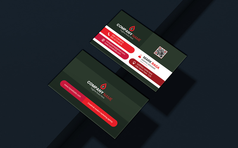 Modern Business Card Design - Corporate Identity Template - Features Image 1