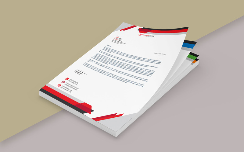 Unique Letterhead Templates, Creative Letterhead Design - Features Image 1