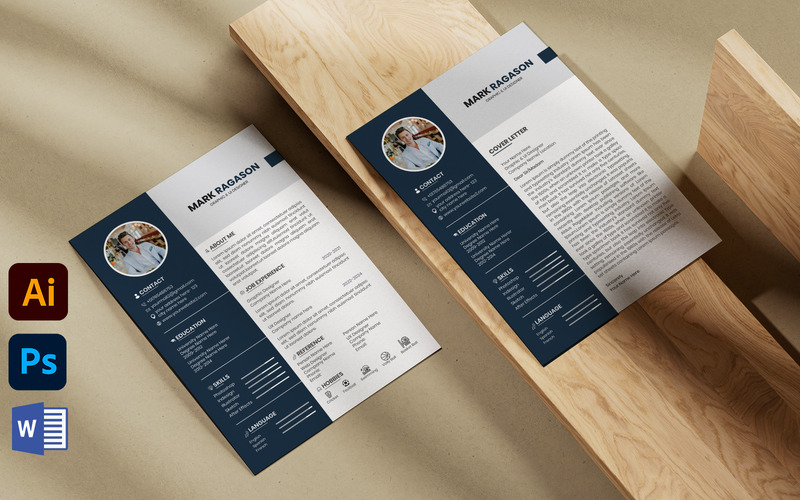 Professional & Modern Resume Template Design - Features Image 1
