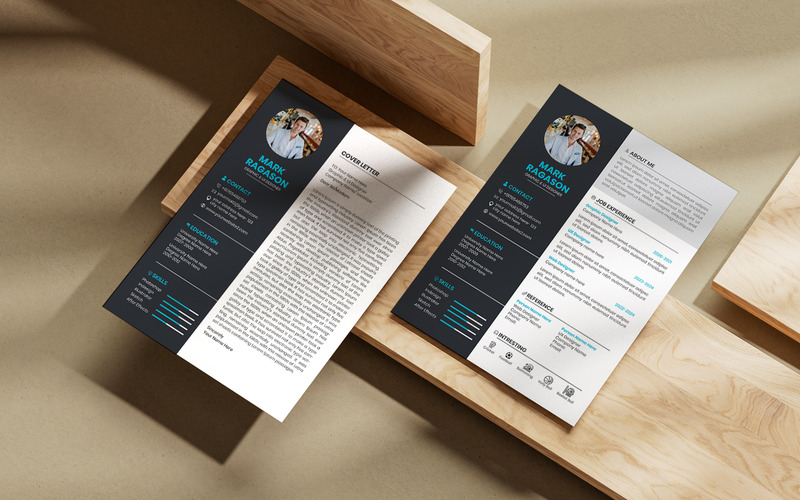 Professional And Unique Resume Template Business & Services - Features Image 1