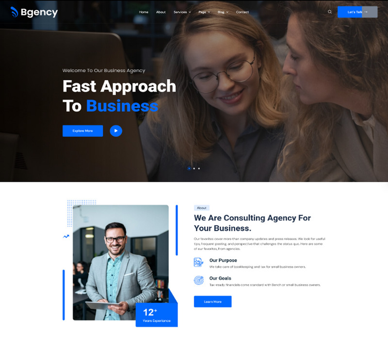 Creative Business Agency HTML Template - Bgency Business - Features Image 1
