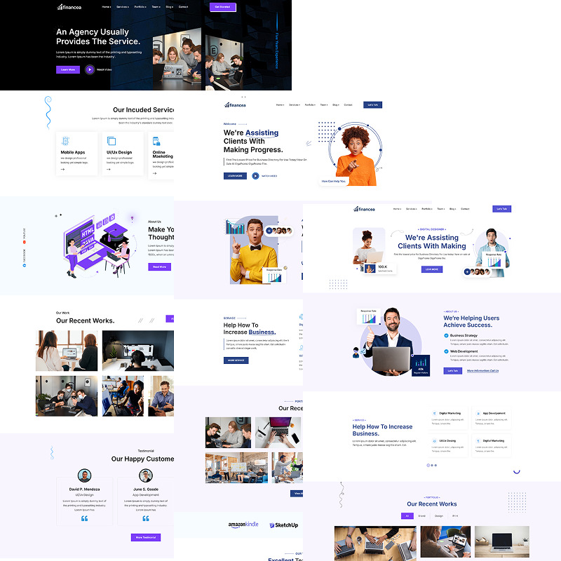 Financea Finance - Financial Business HTML Template - Features Image 1