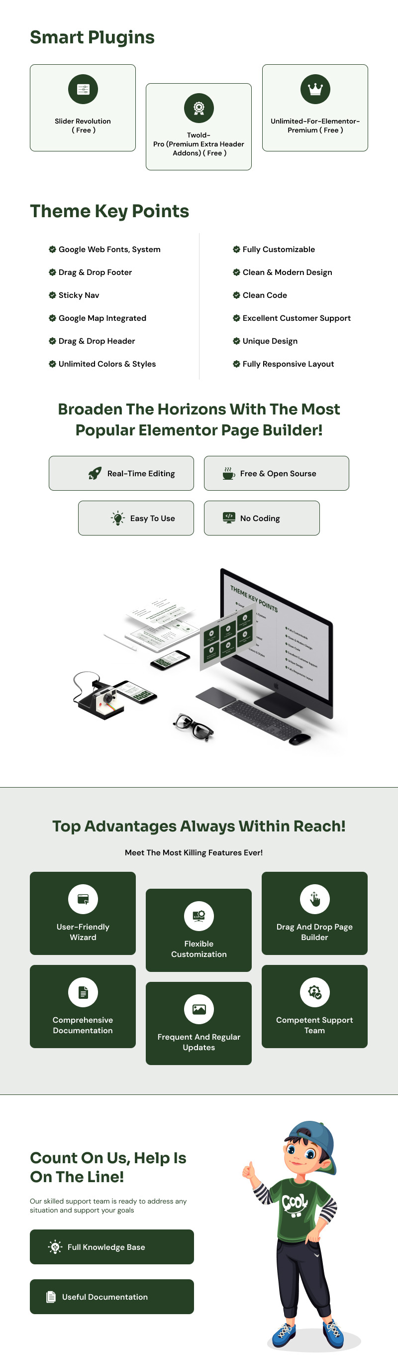 Learnix - Education & eLearning WordPress Elementor Theme - Features Image 1