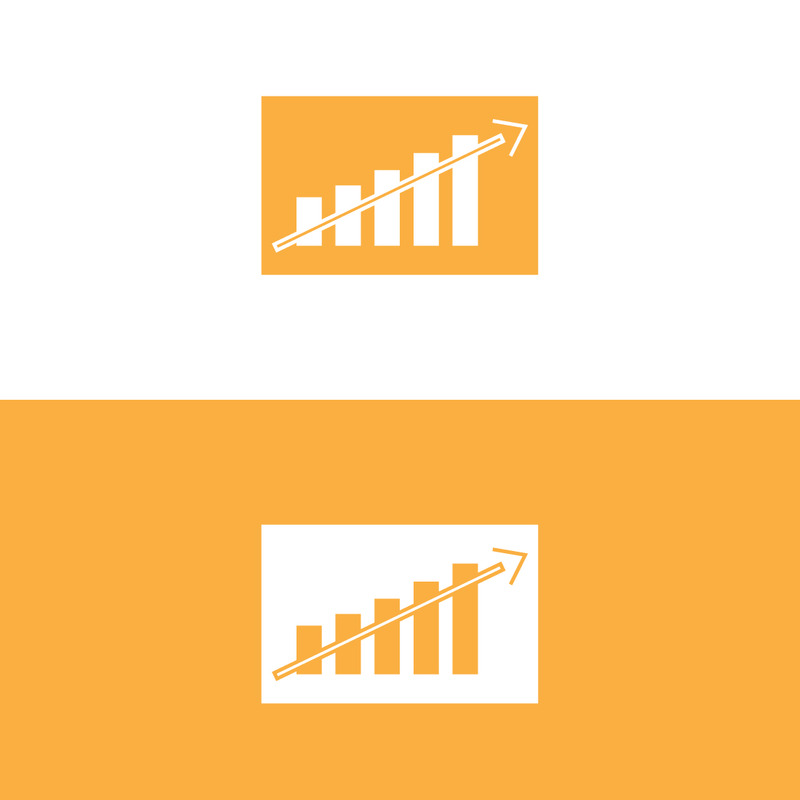 Logotipo de gráfico de barras de tendencia ascendente: Marca de éxito y crecimiento empresarial para empresas - Características Imagen 1