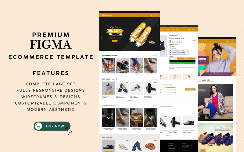 Premium Ecommerce Figma-sjabloon - Features Image 1