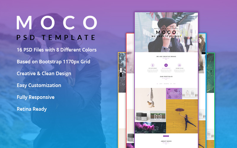 Moco Agency - Yaratıcı Tek Sayfalık Şablon - Features Image 1