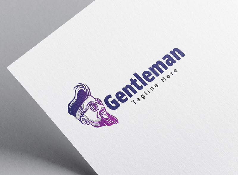 Gentleman logo Design Template - Features Image 1