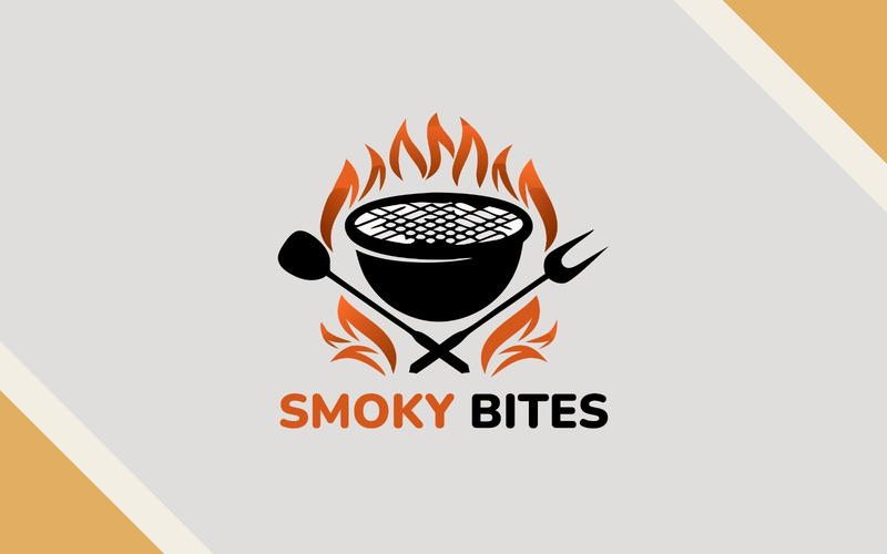 Smoky Bites logotyp designmall - Features Image 1