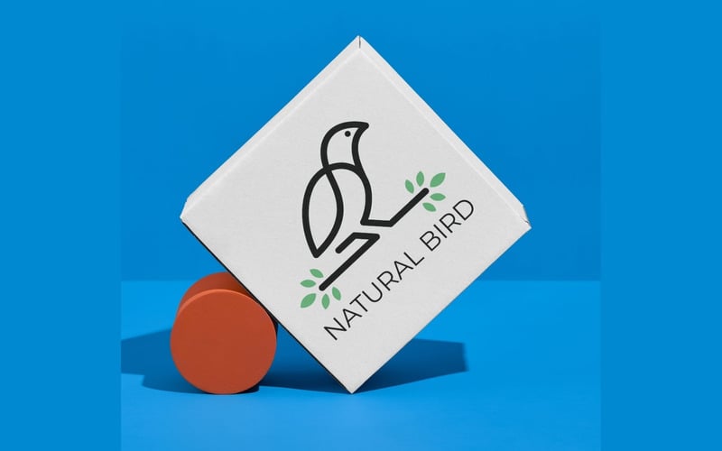 Natural Bird logo Template - Features Image 1