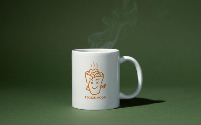 Foodie Mood logotyp designmall - Features Image 1