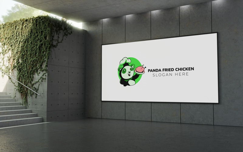Panda Fried Chicken Logo-Design - Eigenschaften Bild 1